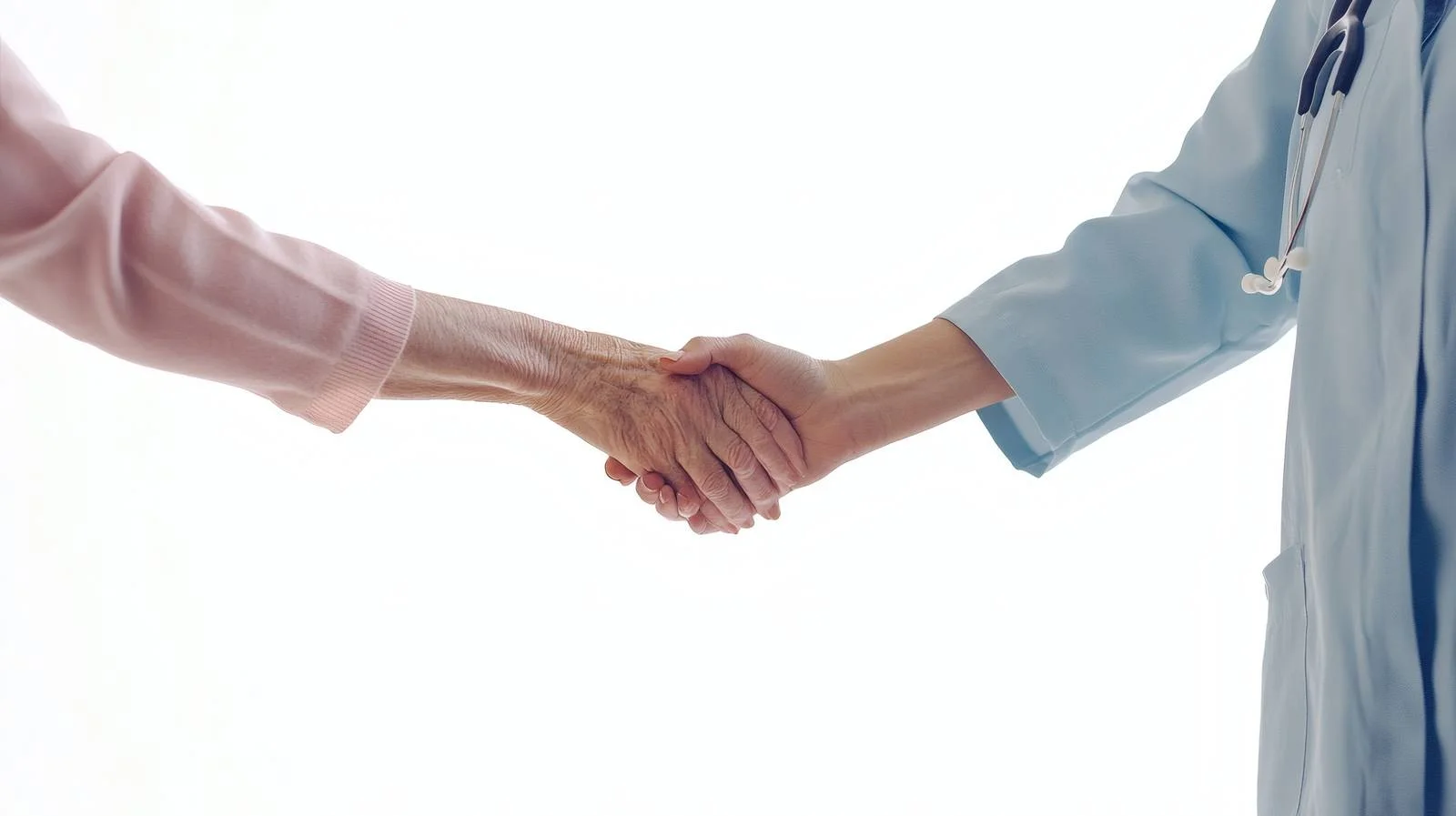 Compassionate nurse comforting elderly lady alone — free download from Dotvec