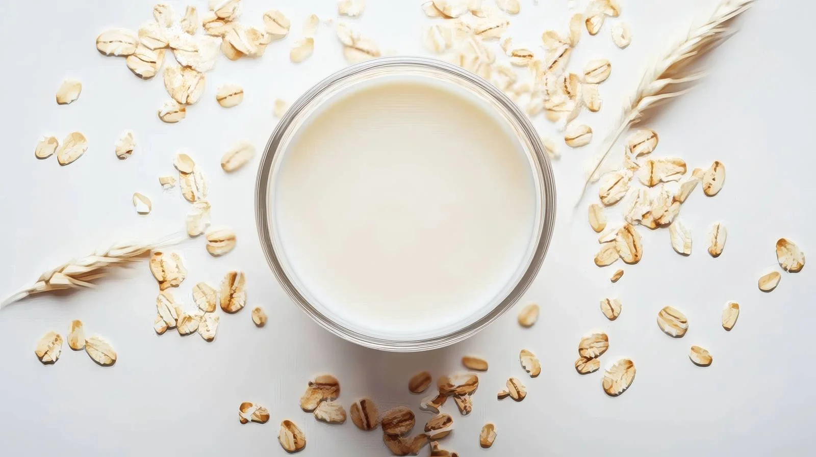 Organic Oat Milk on White Background — free download from Dotvec