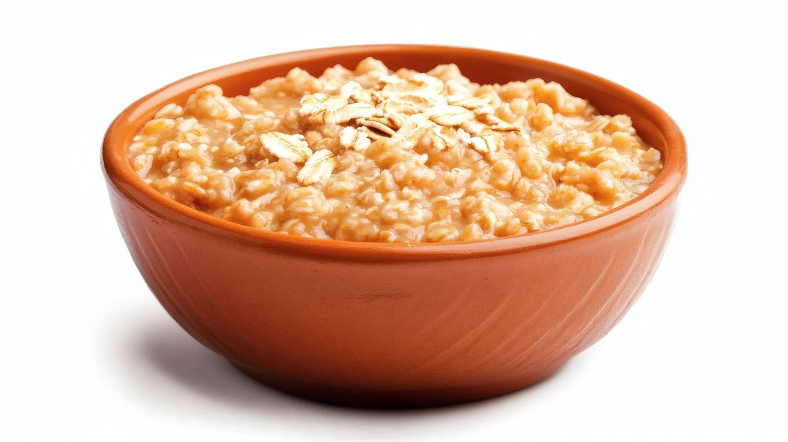 Nutritious Oatmeal Porridge on White Background — free download from Dotvec