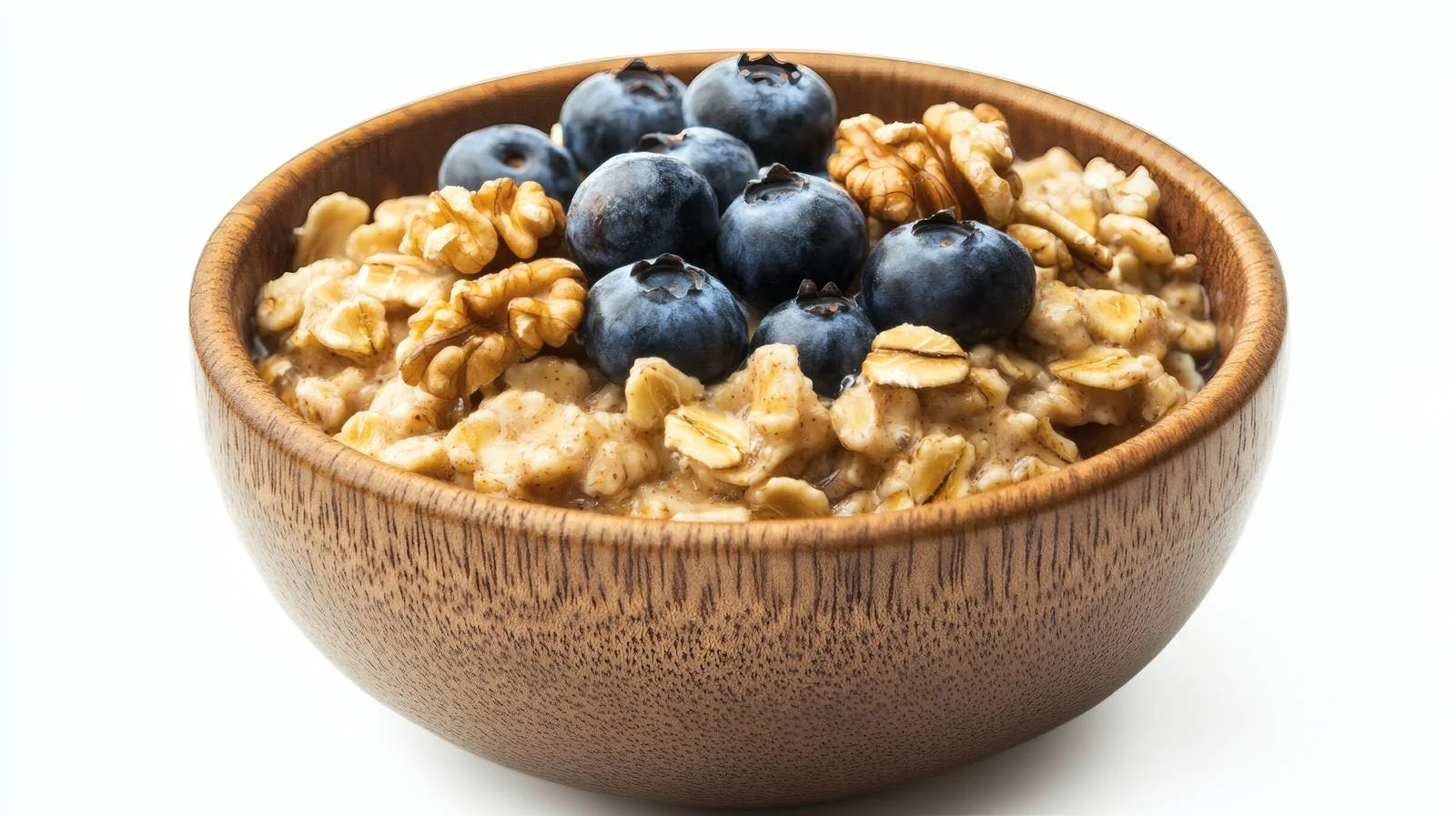 Nutrient-Rich Oatmeal with Walnuts and Blueberries — free download from Dotvec