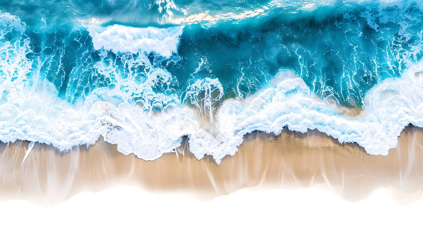 Aerial View of Isolated Ocean Waves — free download from Dotvec