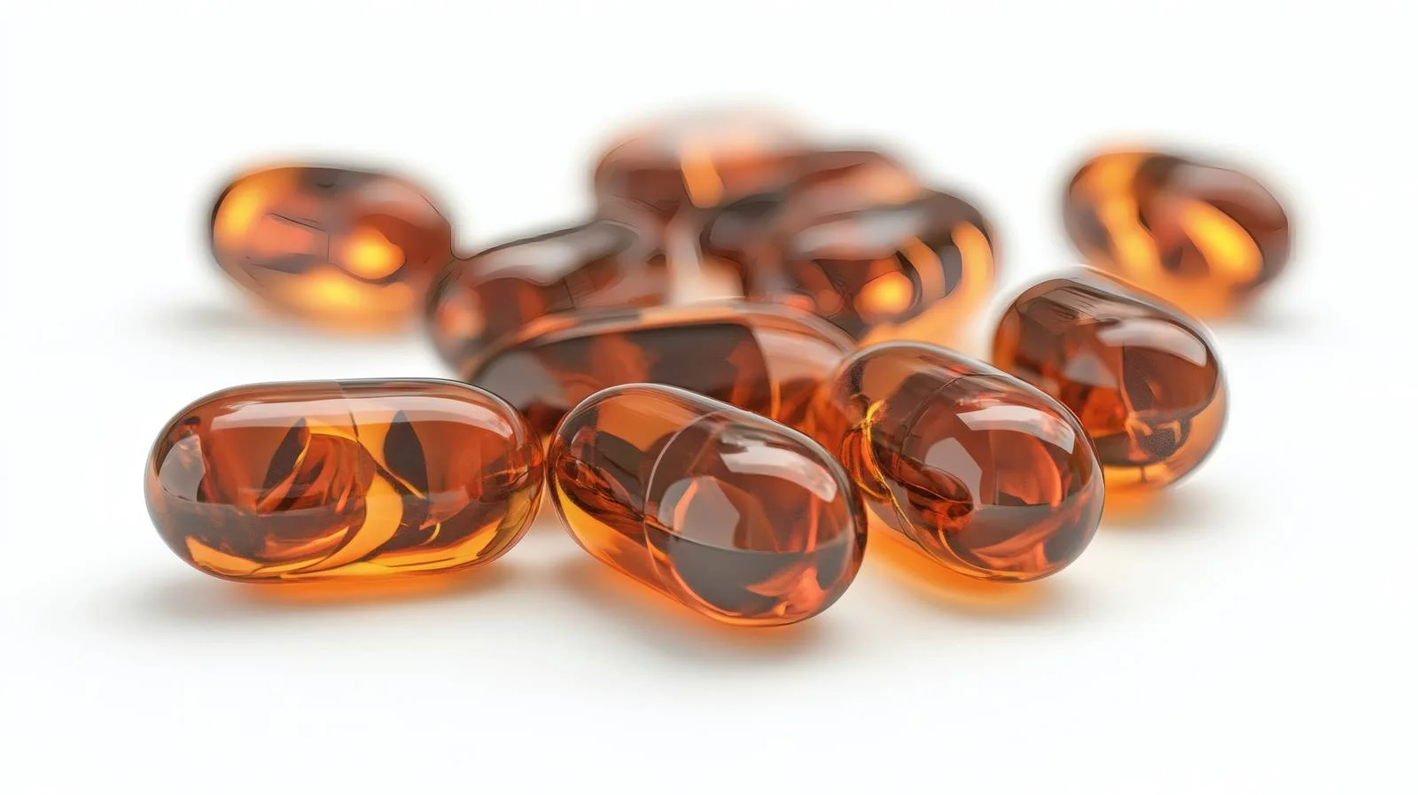 Isolated Softgels Capsules on White Background — free download from Dotvec