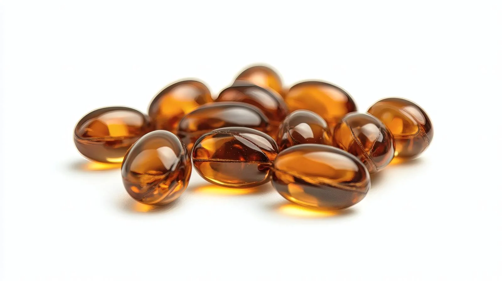 Isolated Softgel Capsules on White Background — free download from Dotvec