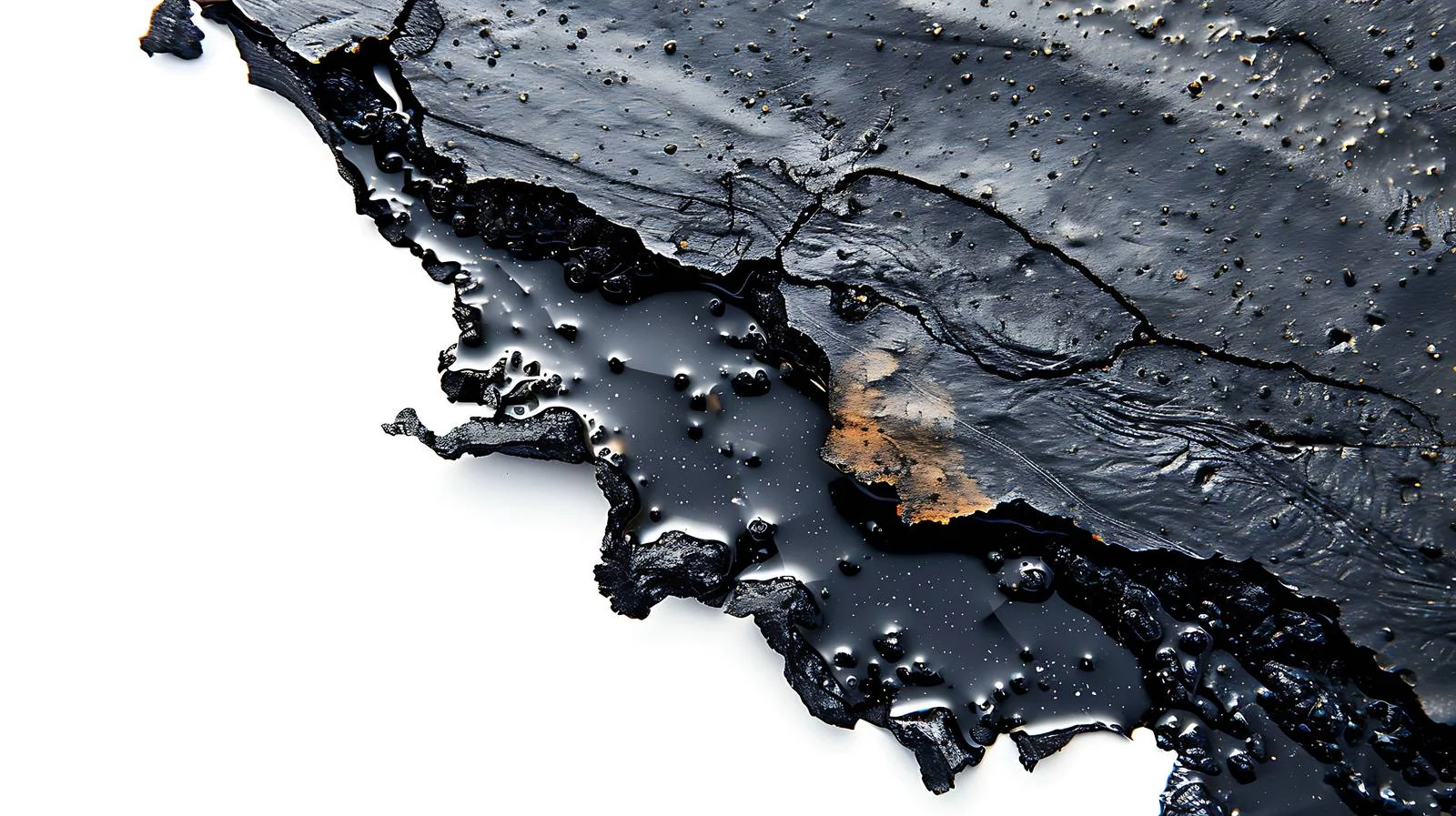 Asphalt with Oil Stain Texture Isolated — free download from Dotvec