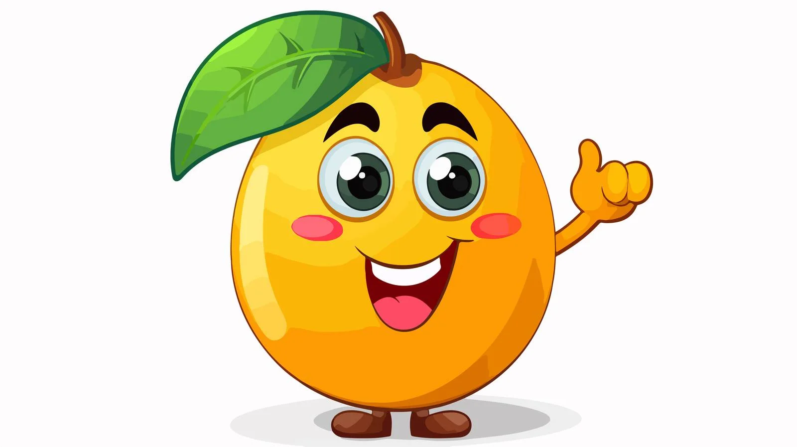 Cute Mango Cartoon Mascot Vector Illustration — free download from Dotvec