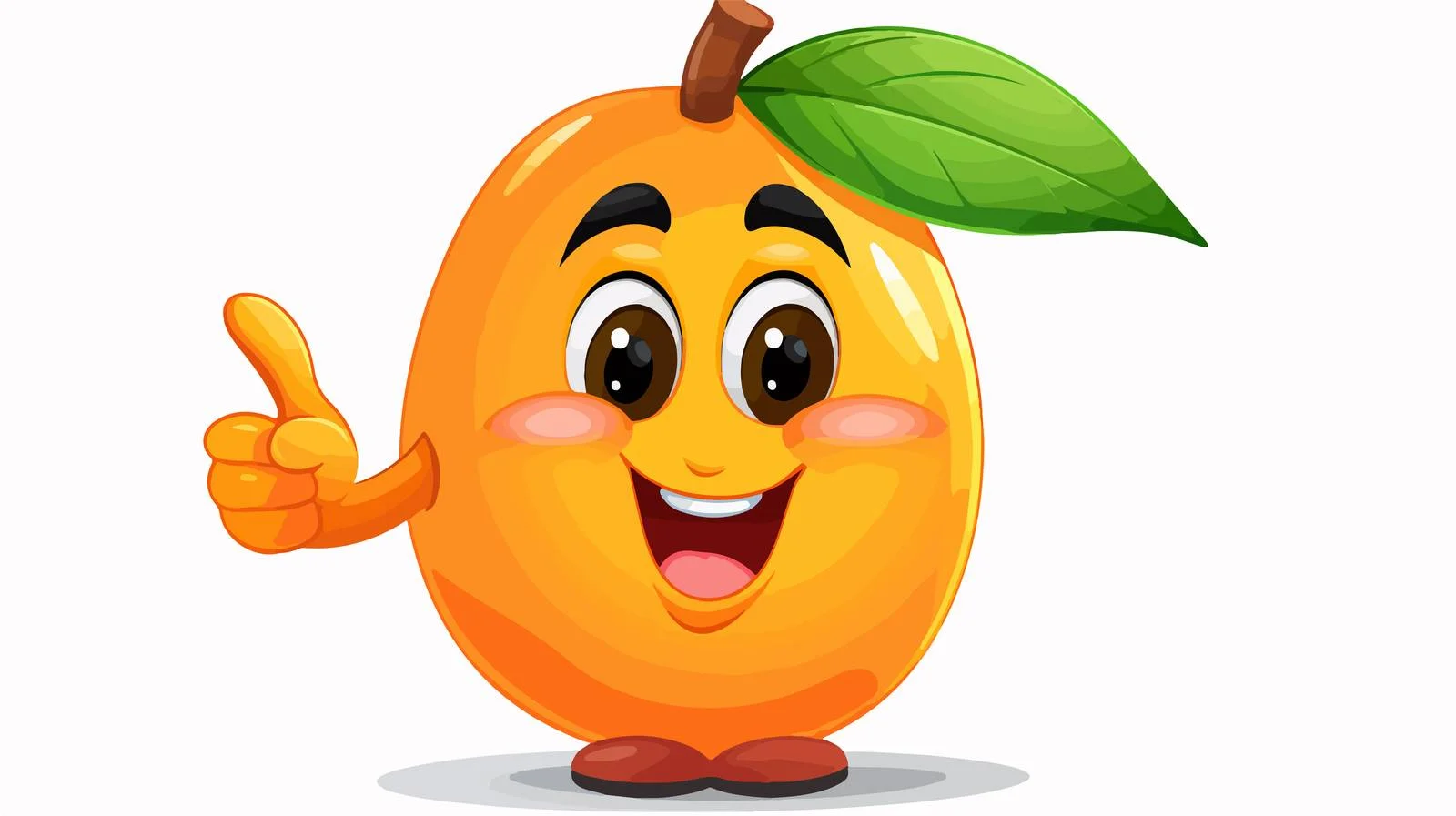 Cheerful Mango Cartoon Mascot Vector Illustration — free download from Dotvec