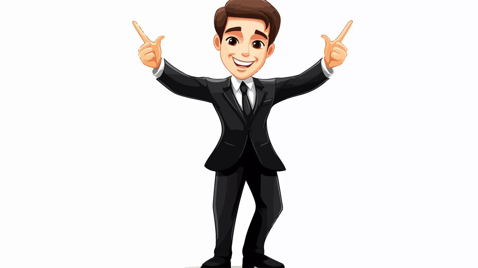 Professional Businessman Vector Pose – free okay image from Dotvec