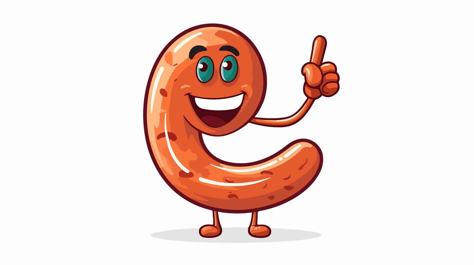 Cheerful Stomach Cartoon Mascot Vector Illustration — free download from Dotvec
