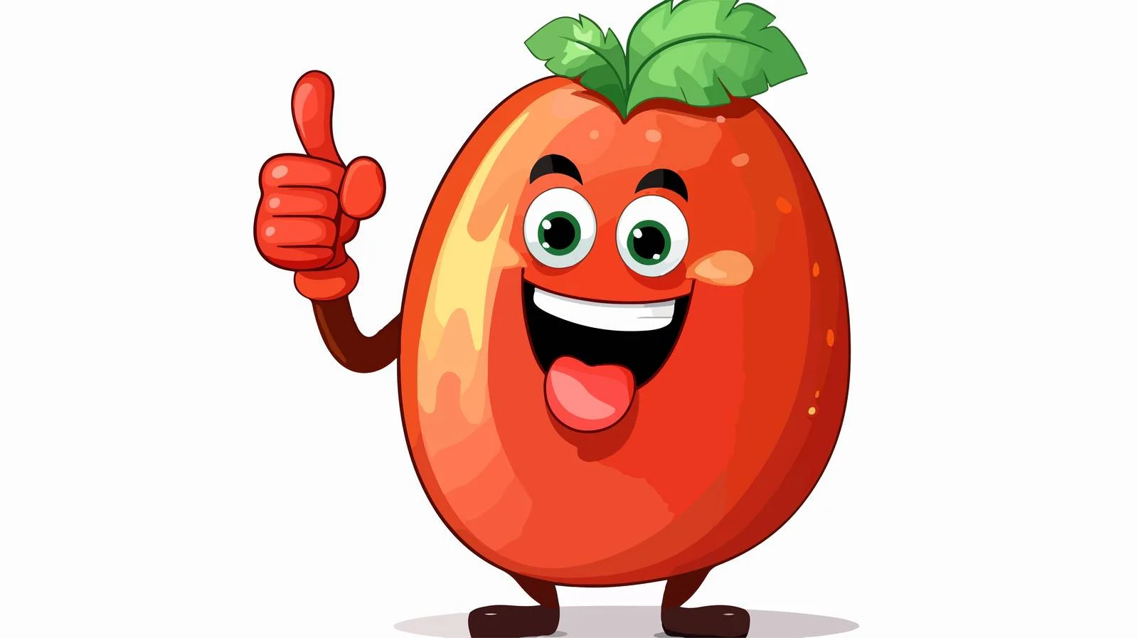 Healthy Stomach Cartoon Mascot Vector Illustration — free download from Dotvec