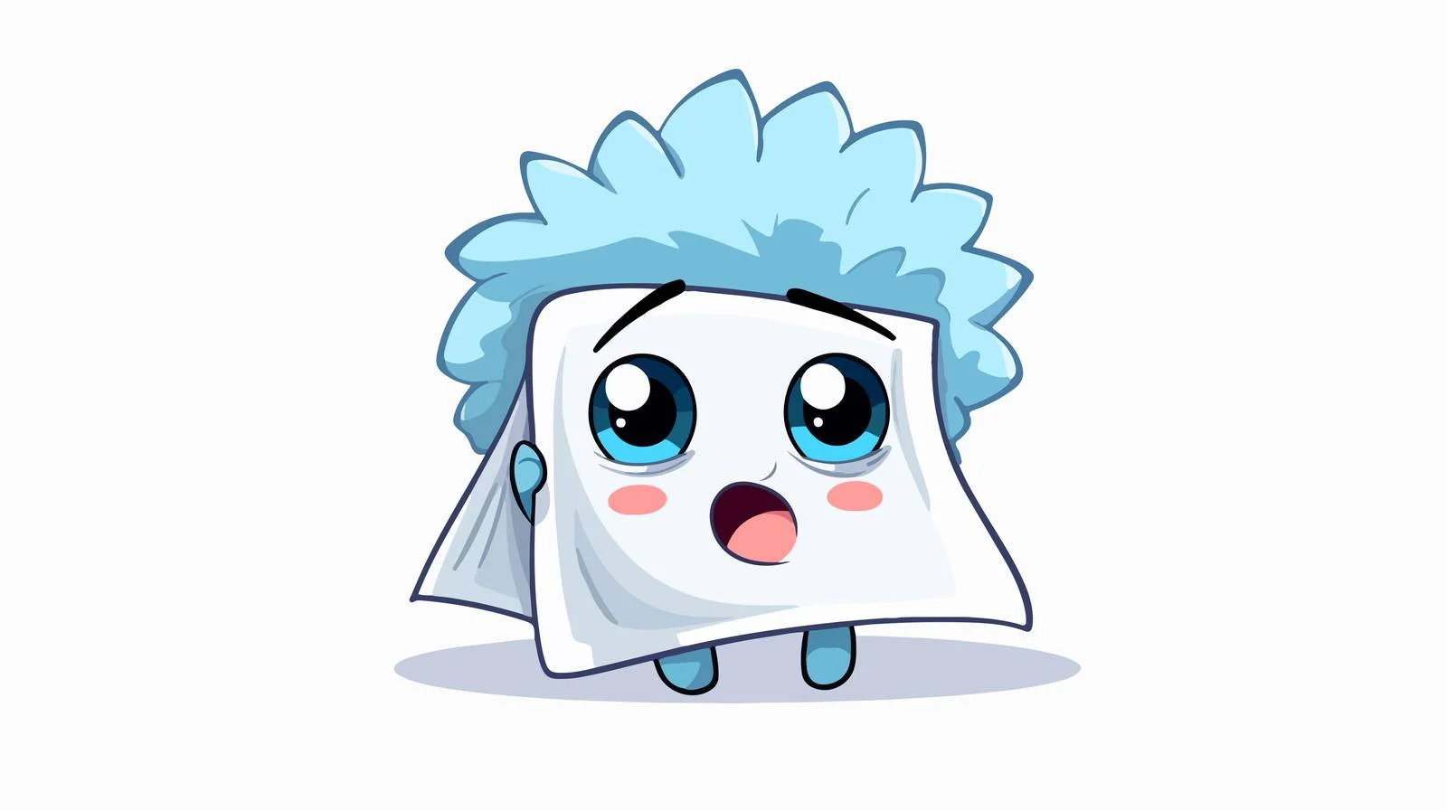 Cartoon Tissue Car Character Vector Illustration — free download from Dotvec