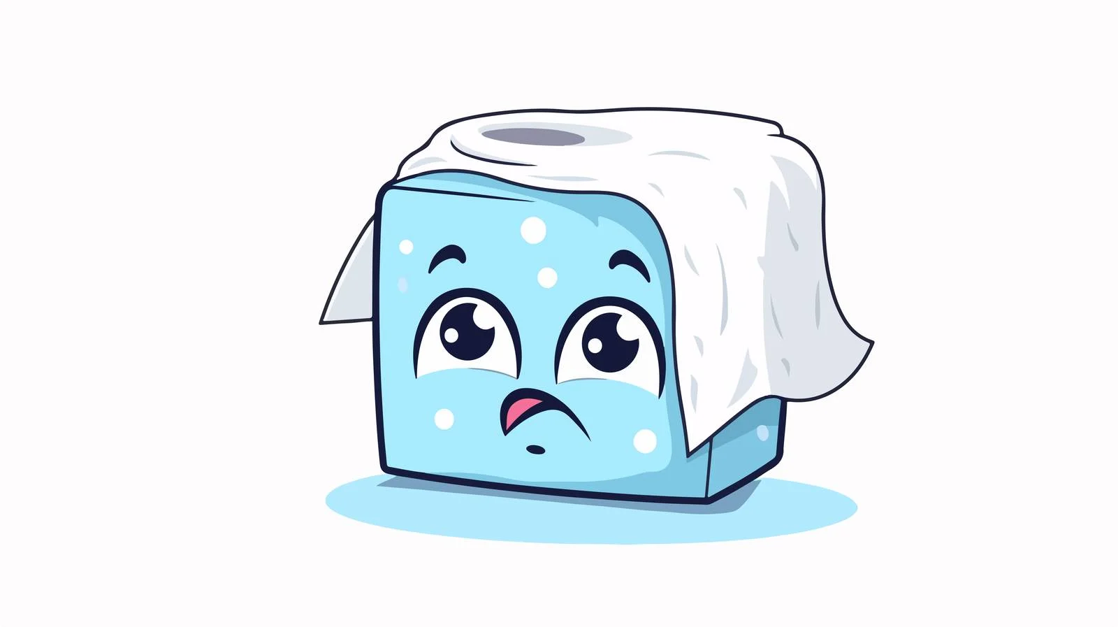 Cartoon Tissue Character in Car Vector — free download from Dotvec