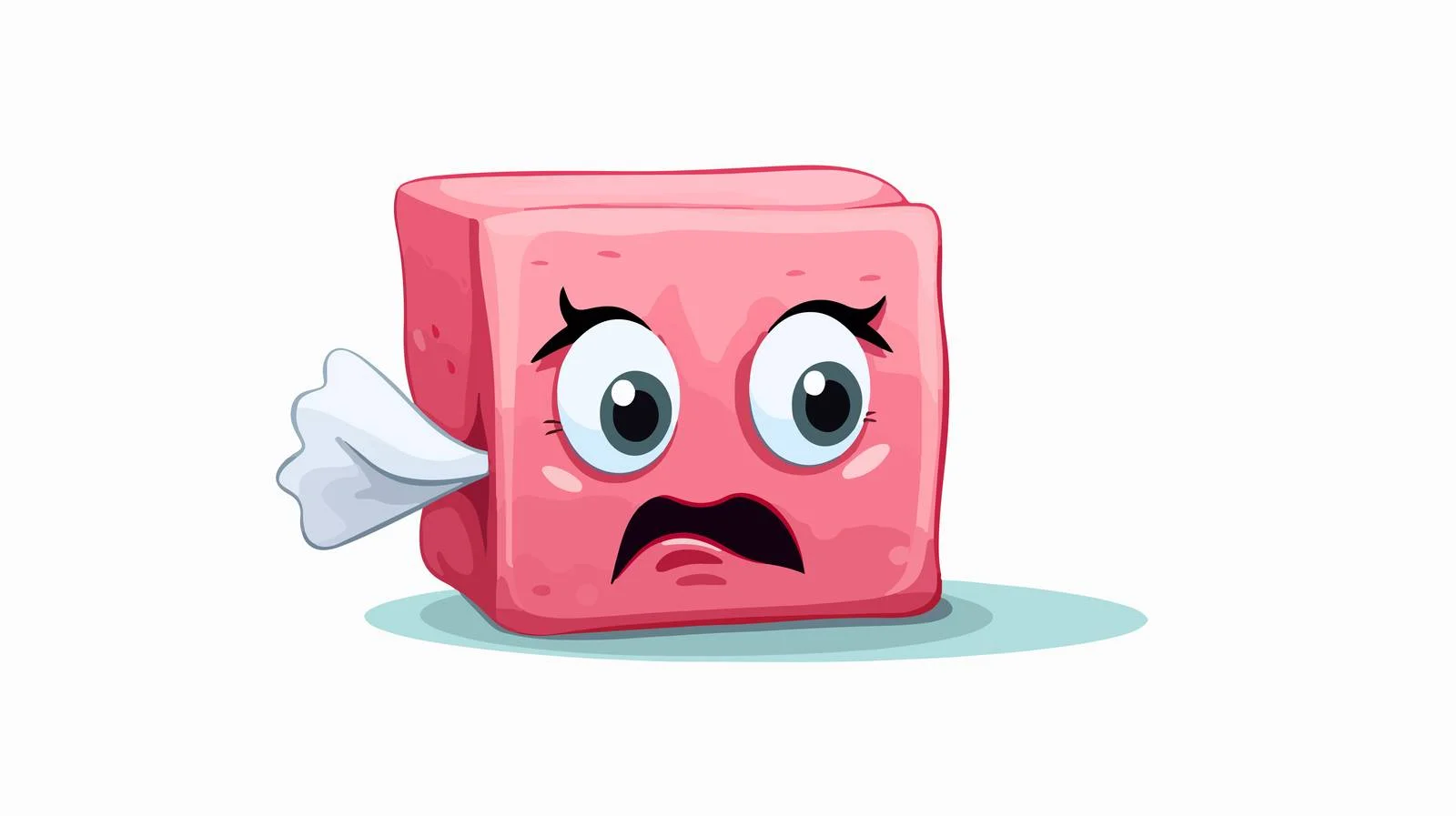 Cute Tissue Character Cartoon Style Vector — free download from Dotvec