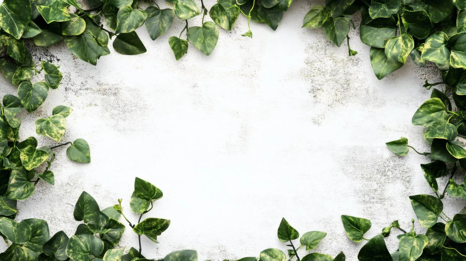 Vintage Green Leaves on White Background — free download from Dotvec