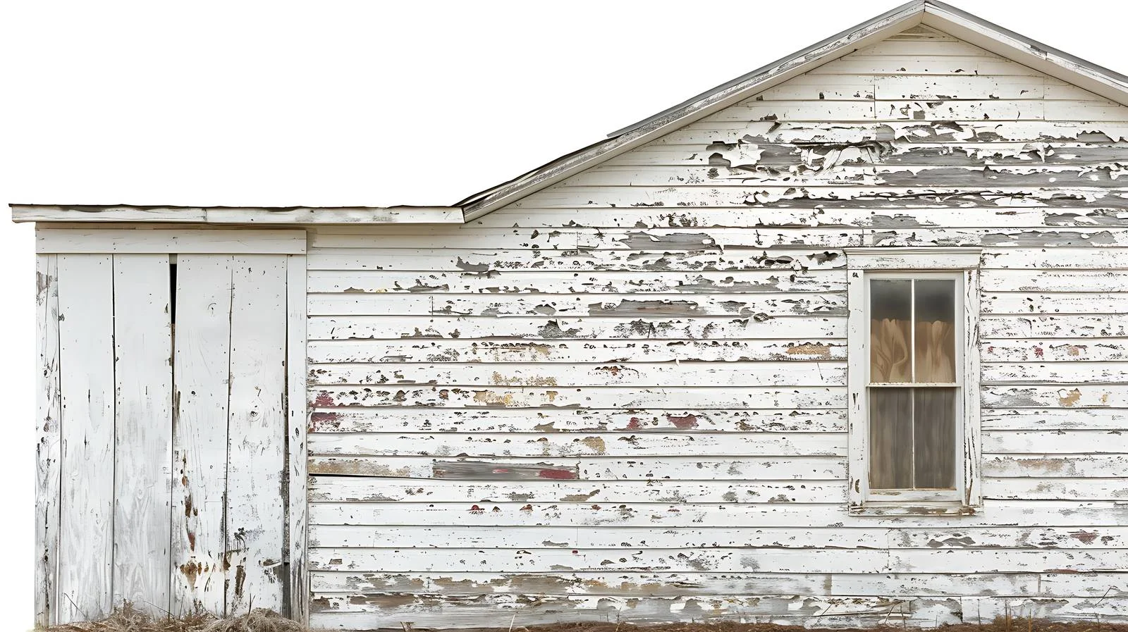 Weathered white wall texture with wood accent — free download from Dotvec
