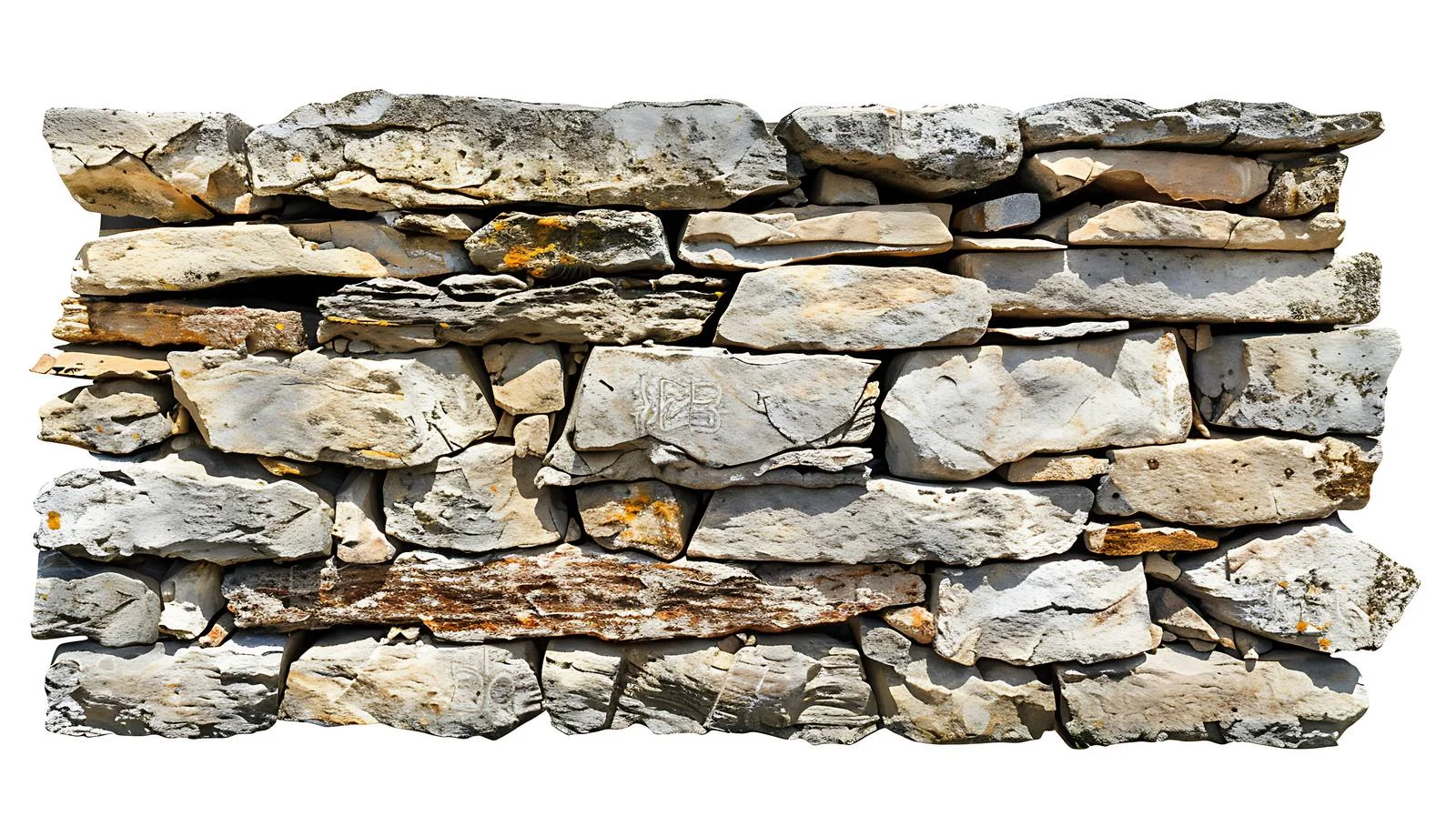 Ancient limestone and sandstone stone wall — free download from Dotvec