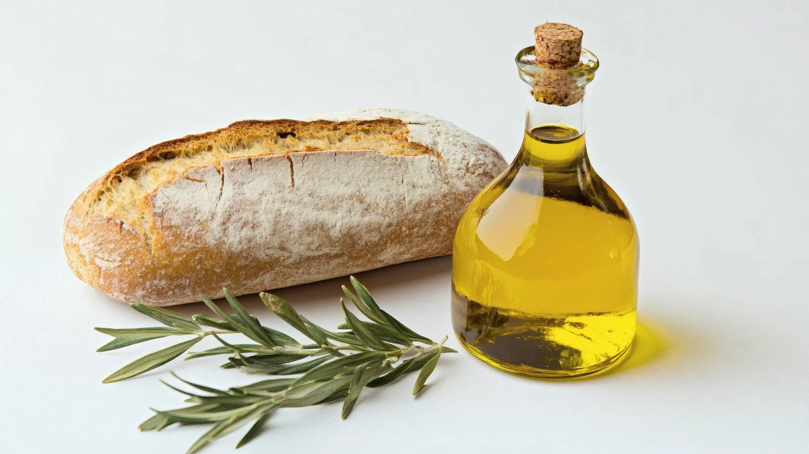 Gourmet Olive Oil and Bread Presentation — free download from Dotvec