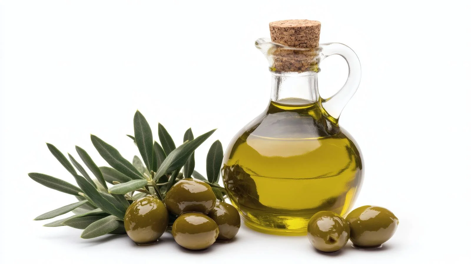 Premium Olive Oil on White Background — free download from Dotvec