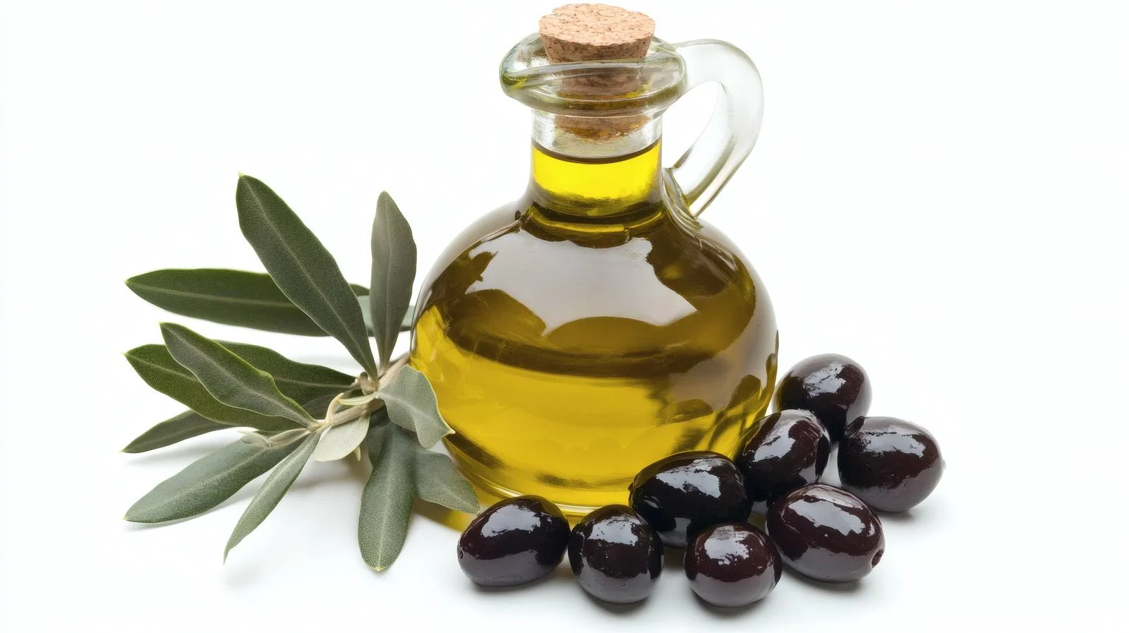 Premium Olive Oil on White Background — free download from Dotvec