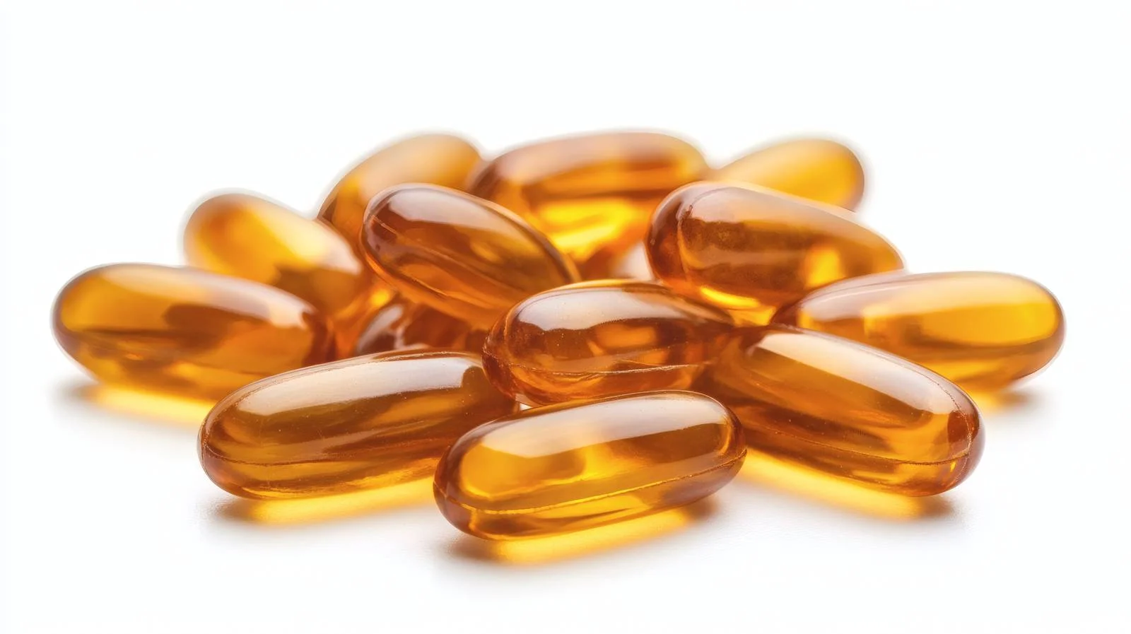 Omega 3 Softgel Capsules on White — free download from Dotvec