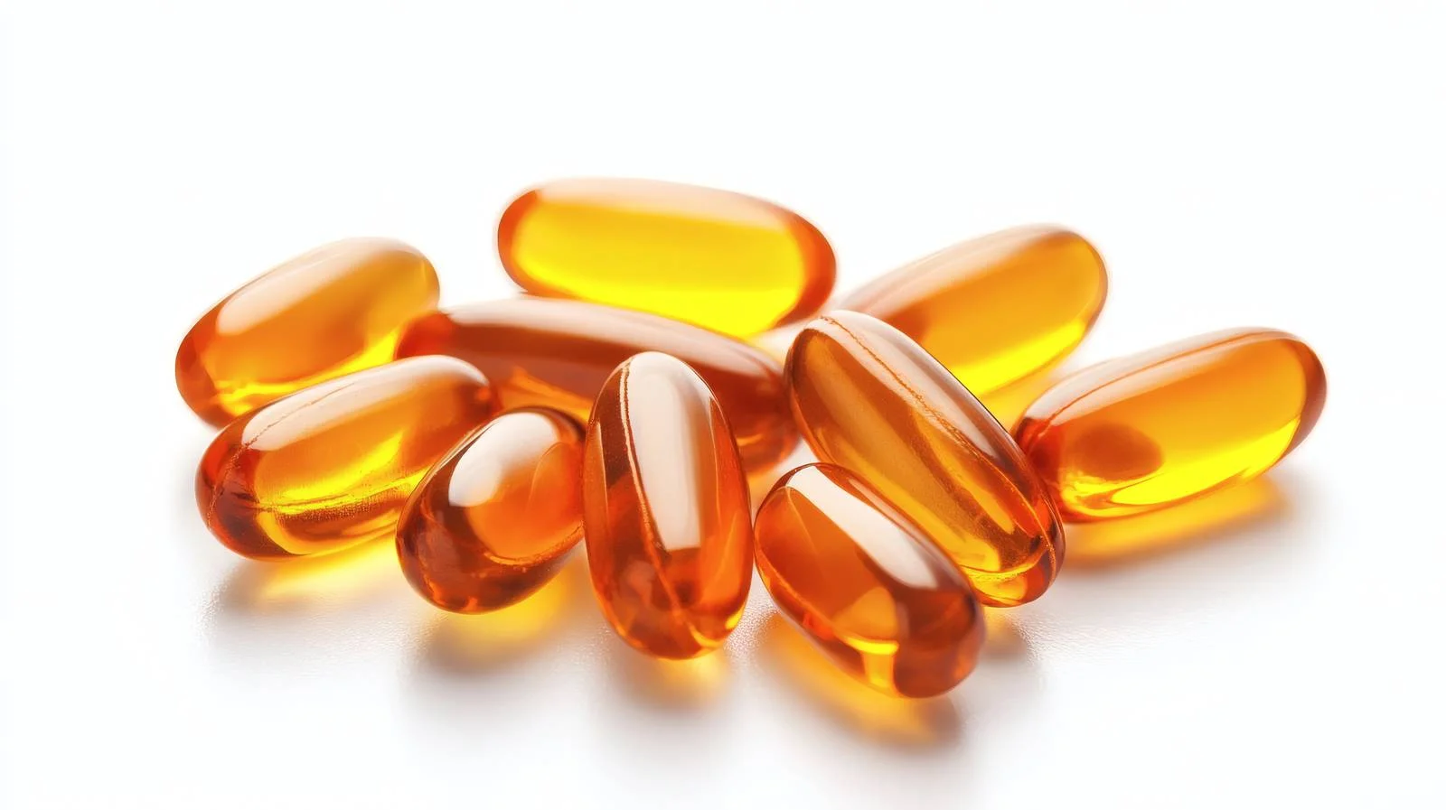 Omega-3 Fish Oil Softgel Capsules Isolated — free download from Dotvec