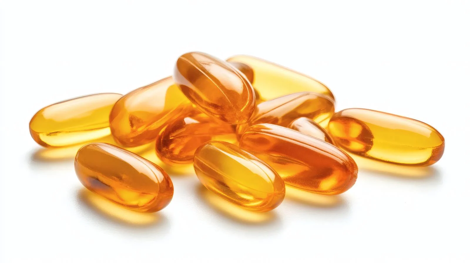 Omega-3 Fish Oil Softgel Capsules Isolated — free download from Dotvec