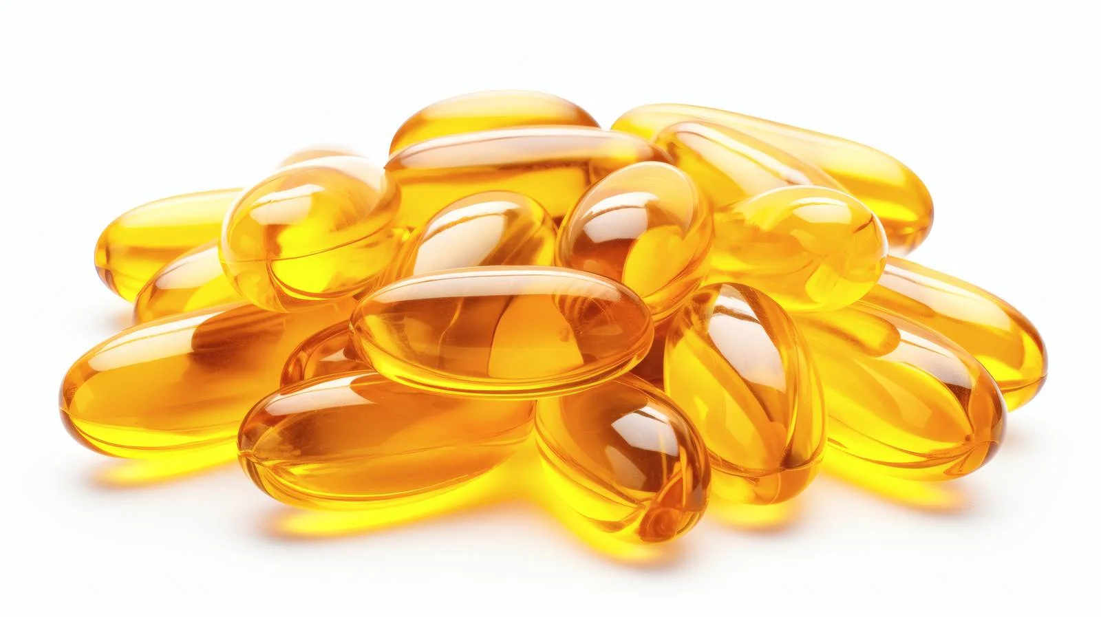 Omega 3 Softgels on White Background — free download from Dotvec