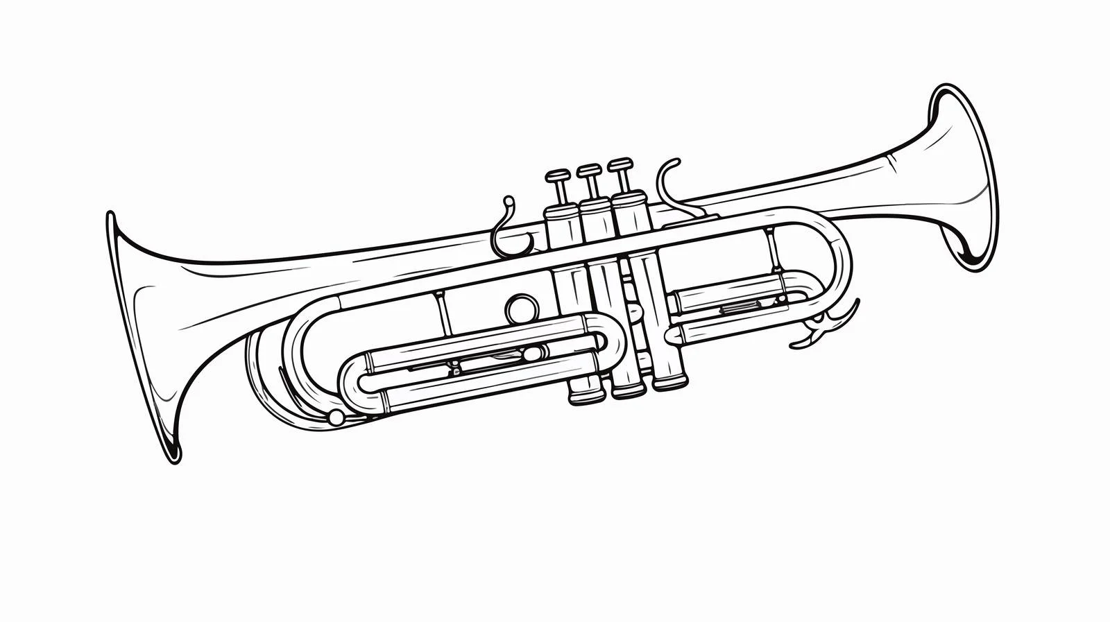 Single Line Musical Instrument Illustration — free download from Dotvec