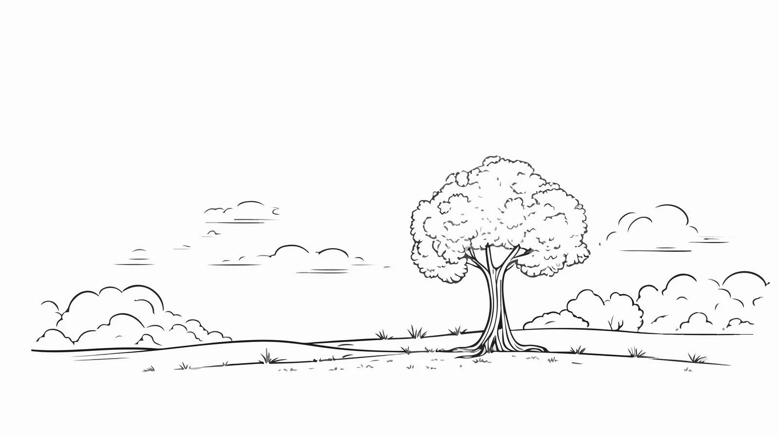 Single Line Artwork on White Background — free download from Dotvec