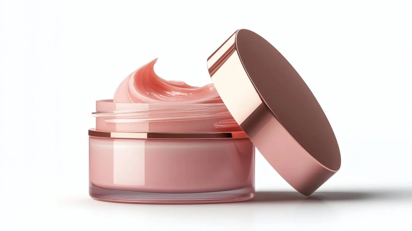 Elegant Pink Peach Beauty Cream Jar — free download from Dotvec