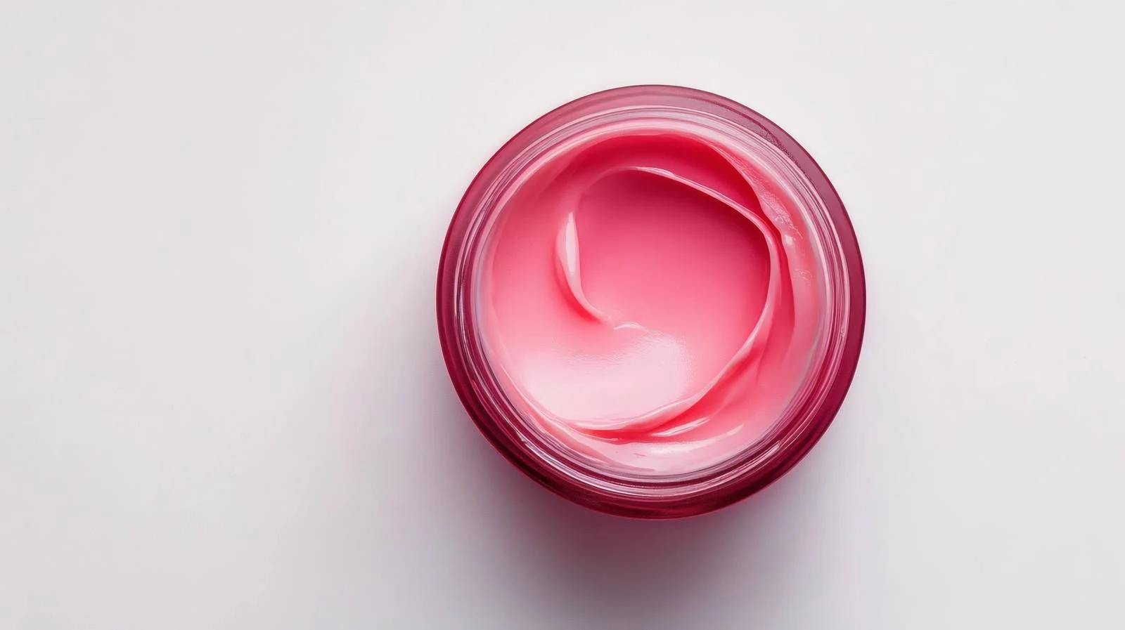 Pink Peach Cream Jar on White Background — free download from Dotvec