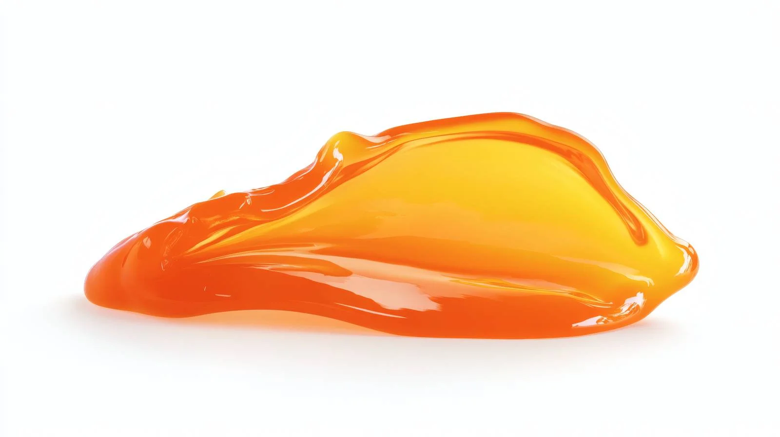 Vibrant Orange Gel on White Background — free download from Dotvec