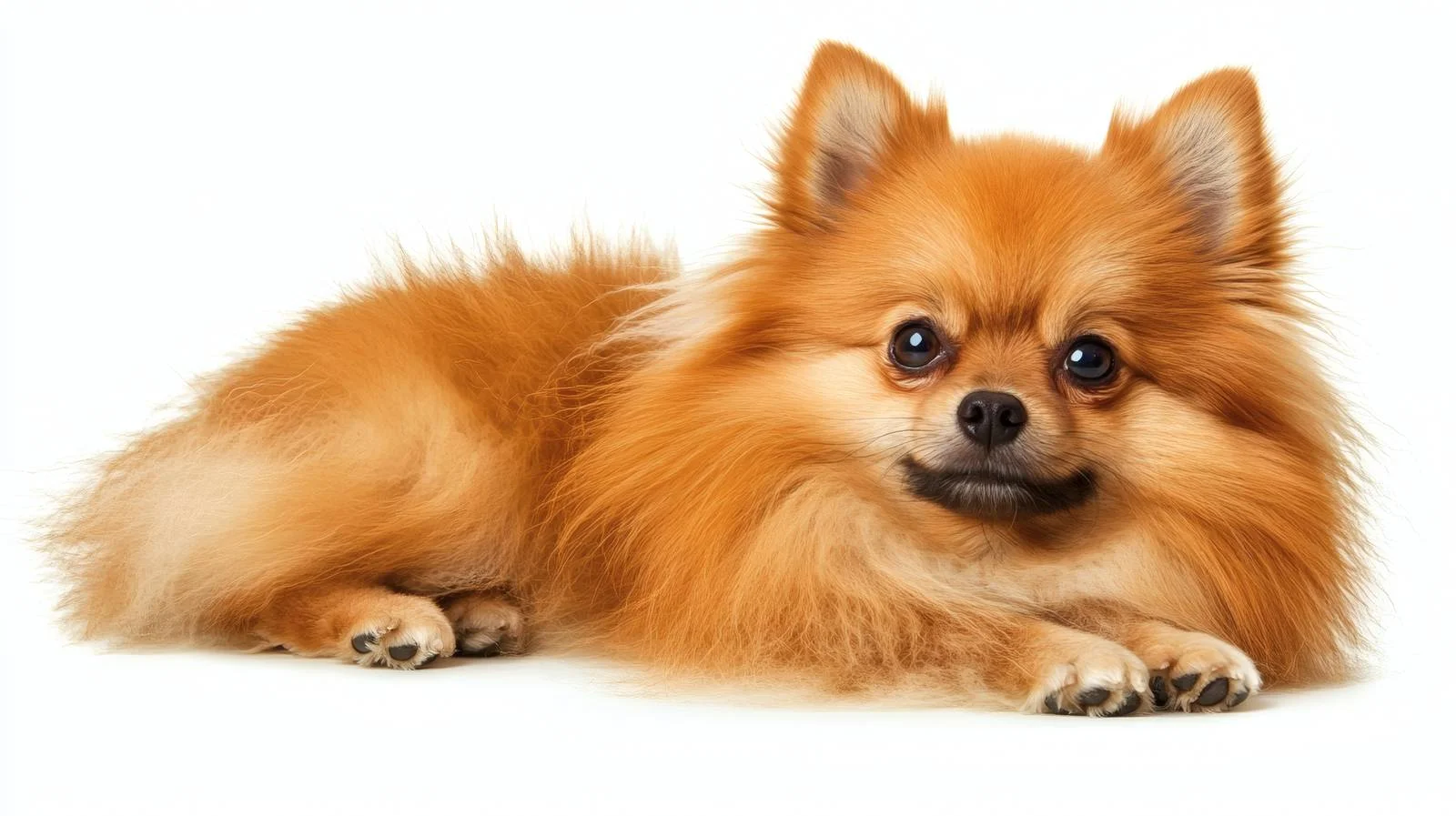 Vibrant Pomeranian in Cozy Room Setting — free download from Dotvec