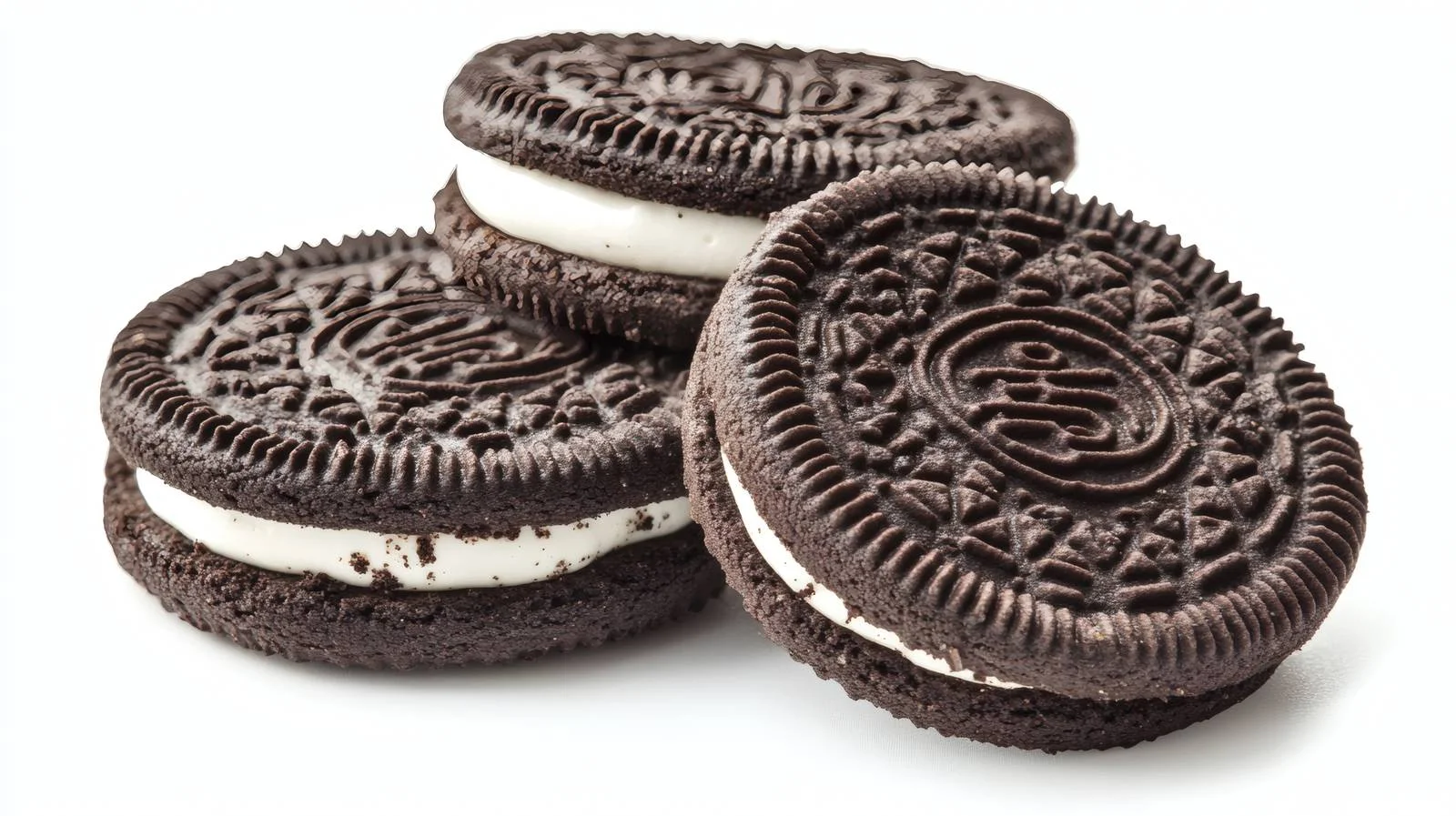 Delicious Oreo Cookies on White Background — free download from Dotvec