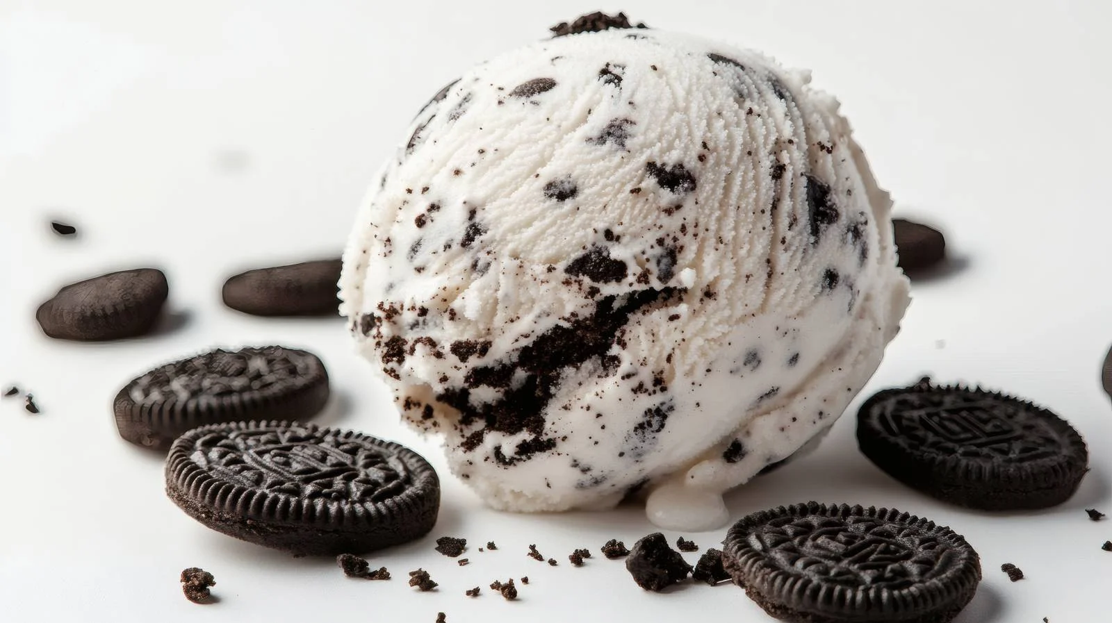 Exquisite Oreo Ice Cream on White — free download from Dotvec