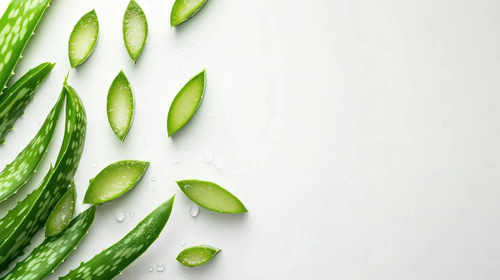 Pure Organic Aloe Vera Gel Leaves — free download from Dotvec