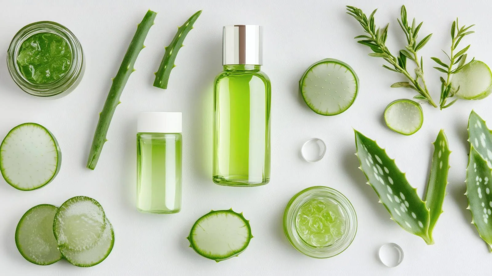 Pure Organic Aloe Vera Skincare Concept – free aloe image from Dotvec