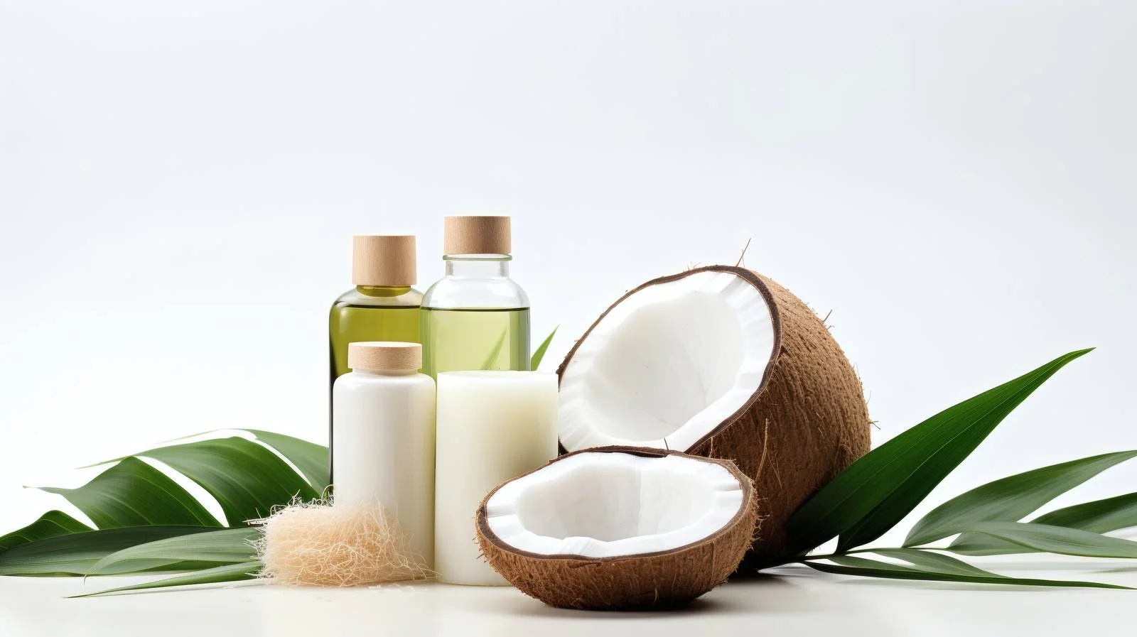 Natural Bodycare Products on White Background — free download from Dotvec