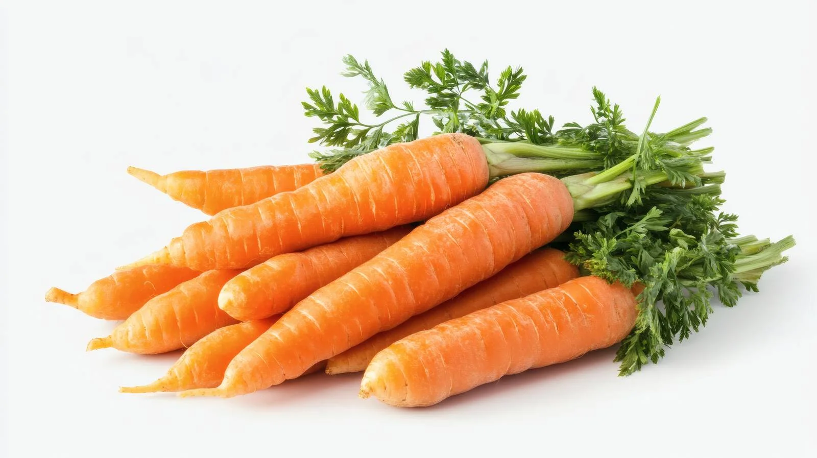 Fresh Organic Carrots on White Background — free download from Dotvec