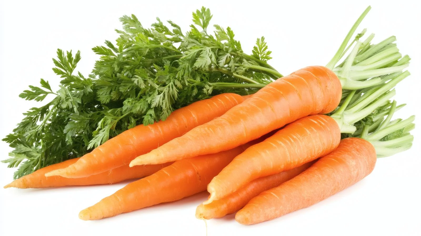 Fresh Organic Carrots on White Background — free download from Dotvec