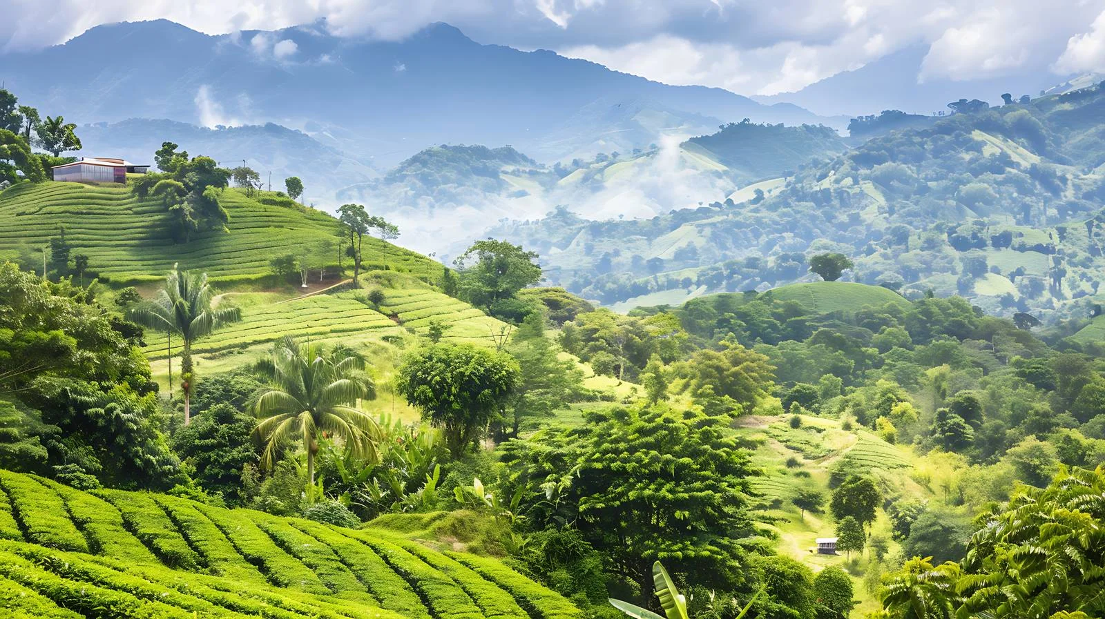 Scenic Organic Coffee Plantation in Panama — free download from Dotvec