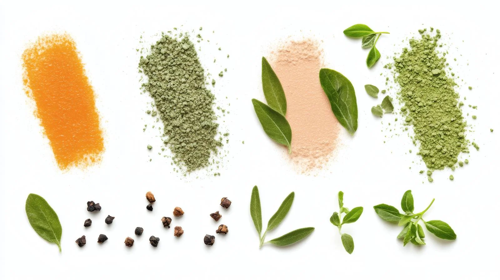 Natural Cosmetic Swatches and Botanical Extracts — free download from Dotvec