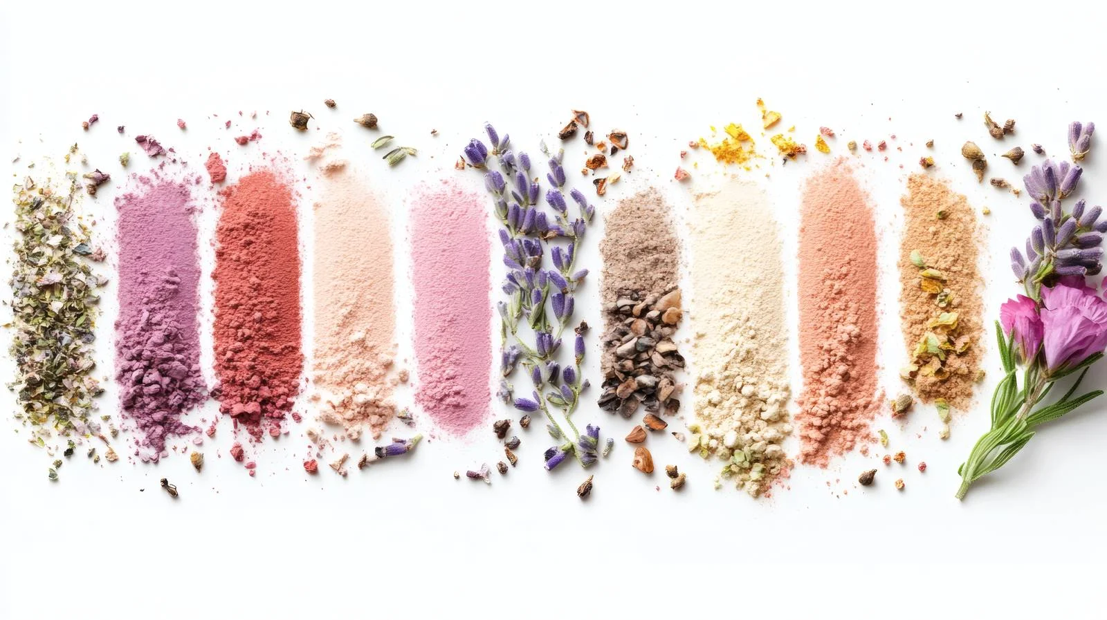 Natural Beauty Products Palette Ingredients Extract — free download from Dotvec