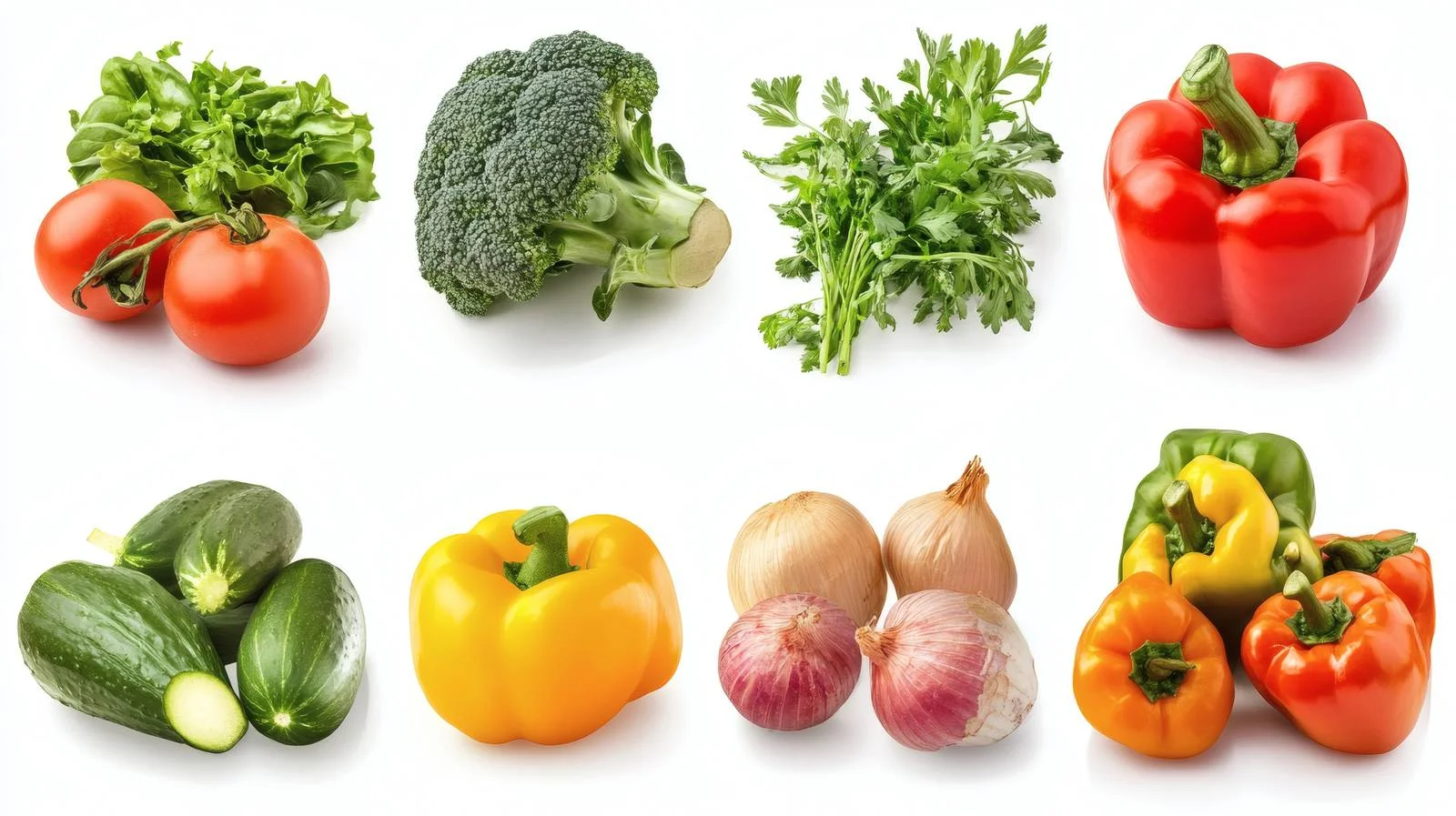 Premium Organic Food Collection on White — free download from Dotvec