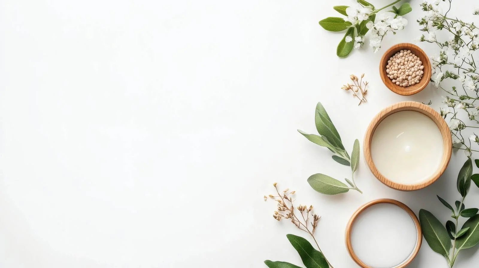 Pure Organic Skincare on White Background — free download from Dotvec