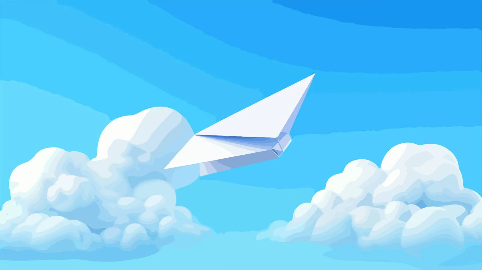 Airborne Origami Paper Airplane with Email Sending — free download from Dotvec