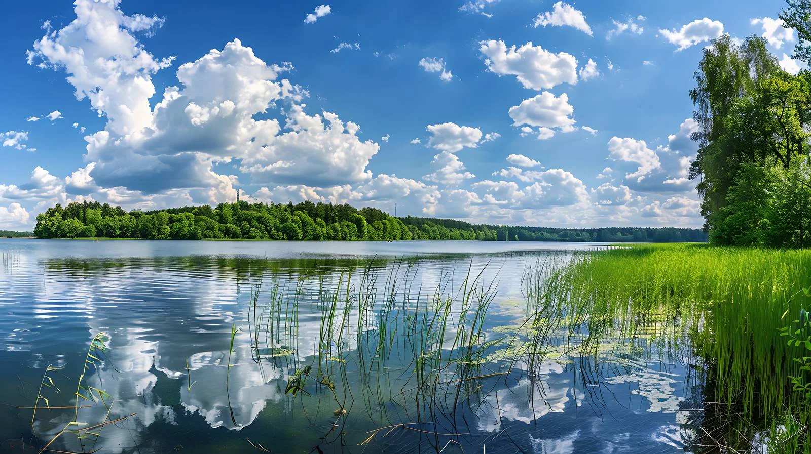 Tranquil Summer Day at Masuria Lake — free download from Dotvec