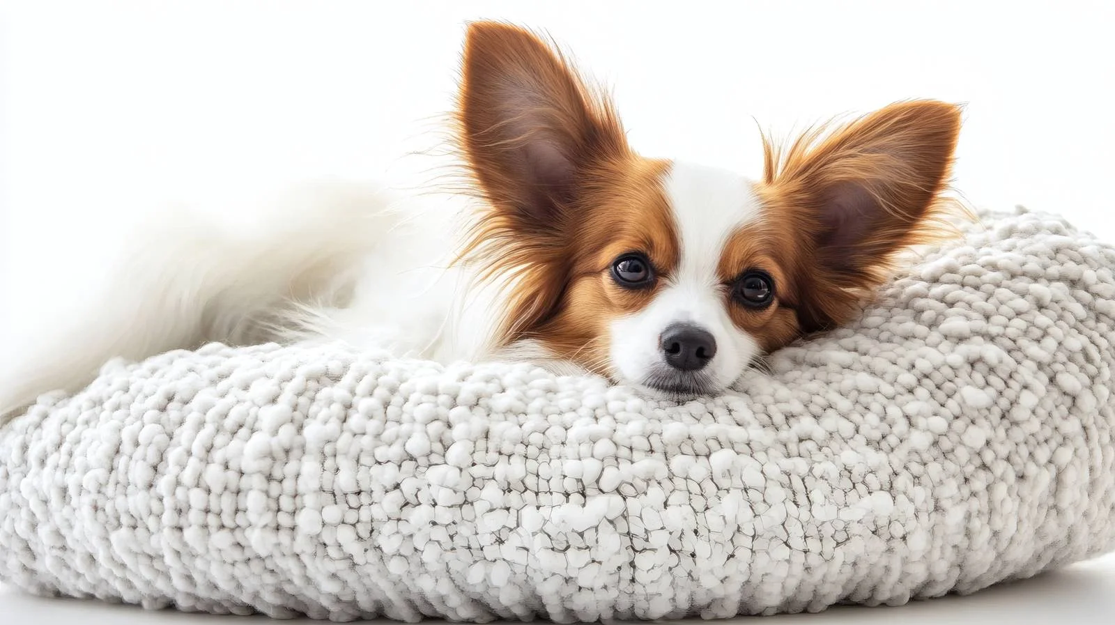 Elegant Papillon Dog in Serene Room Setting — free download from Dotvec