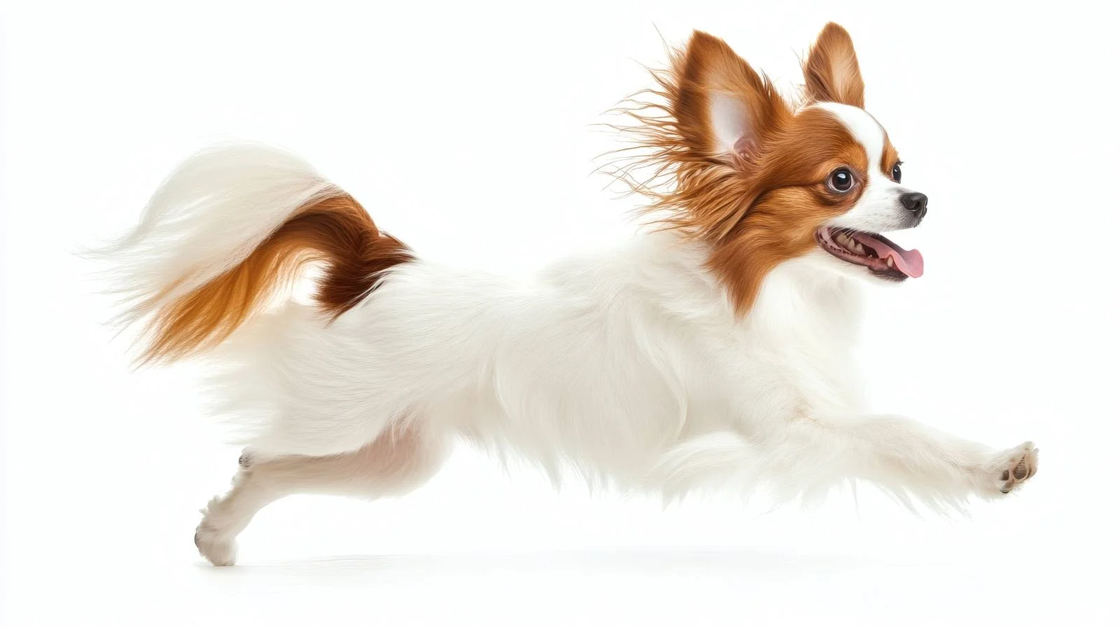 Playful Papillon Dog in Summer Park — free download from Dotvec