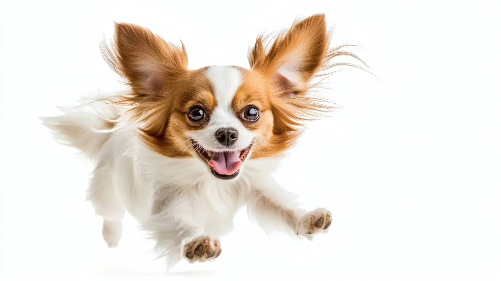 Joyful Papillon Dog in Summer Park — free download from Dotvec