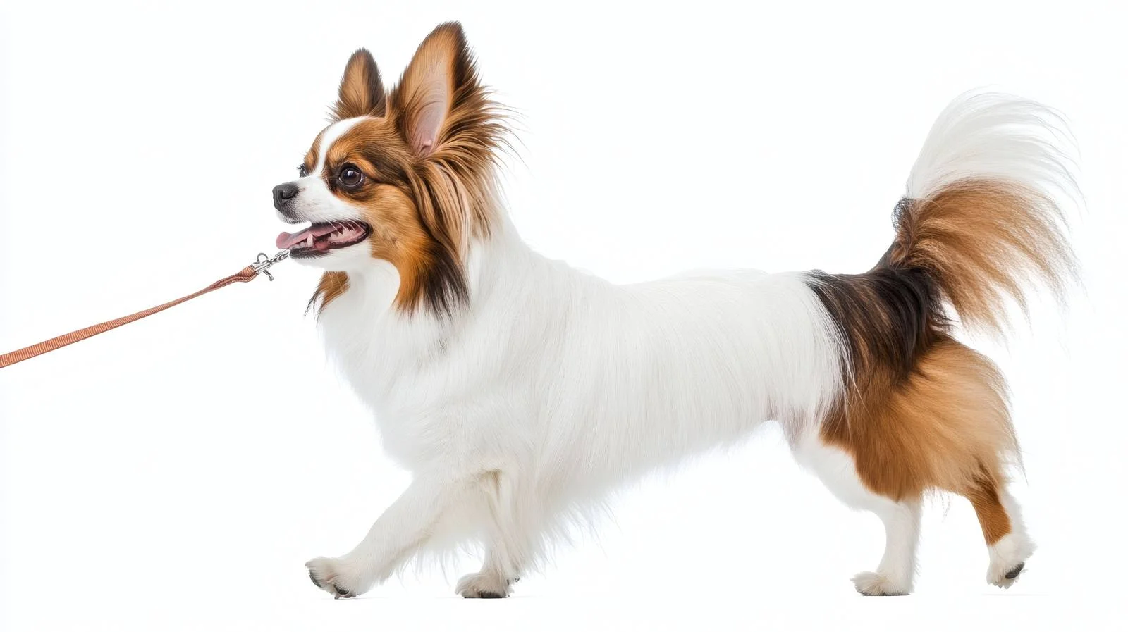 Papillon Canine Stroll Summer Park Isolated — free download from Dotvec